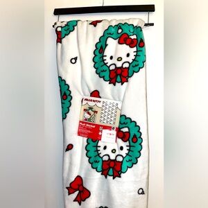 Hello Kitty Holiday Throw blanket
